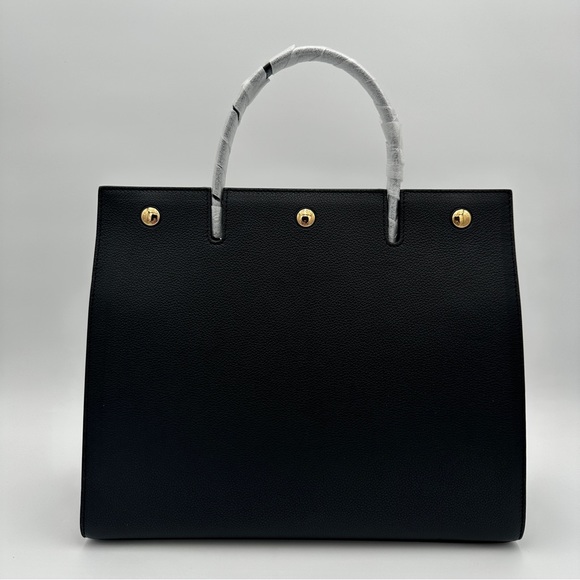 BURBERRY - Medium Leather Title Bag - Picture 5 of 14